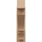 Ekena Millwork 6-in W x 24-in D x 24-in H Balboa Block Rough Cedar Woodgrain TimberThane Outlooker, Primed Tan OUTUR060X24X24BOA44RCPR - alternate 2